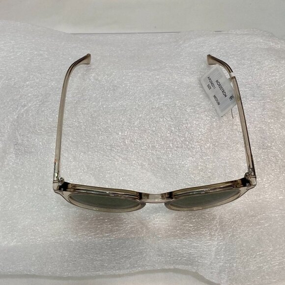 AIRE Nucleus Transparent Sand Sunglasses Khaki Polarized Lens Unisex NWT - Picture 8 of 10
